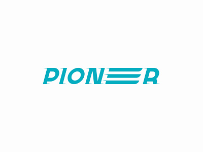 PIONEER | Day 12th | #dailylogochallenge branding colors dailylogo dailylogochallenge design logo logo design logotype minimal project typography vector