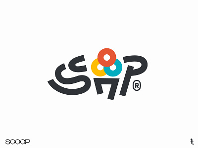 SCOOOP | Day 27th | #dailylogochallenge branding colorful dailylogochallenge design flat logo minimal project typography vector