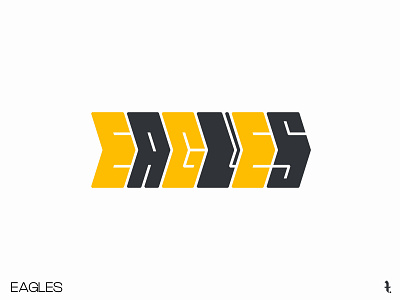 EAGLES | Day 32nd | #dailylogochallenge branding dailylogochallenge design flat icon illustration logo picture project typography