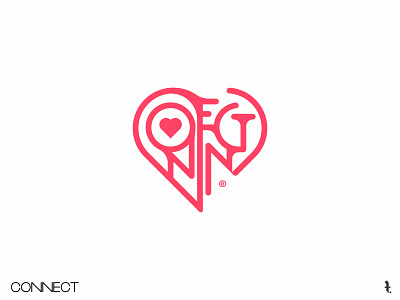 CONNECT | Day 41st | #dailylogochallenge branding dailylogochallenge design icon lettering logo minimal picture project typography vector