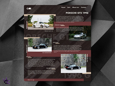 Porsche clean design landingpage minimal typography ui ux web web design webdesign website