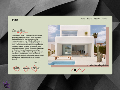 Esta clean design landingpage minimal typography ui ux web web design webdesign website