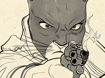 Blacksad art artwork blacksad cat detective illustration