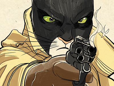 Blacksad_color art artwork blacksad cat detective illustration