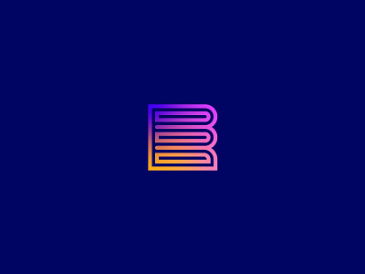 Bmine app logo branding line logo