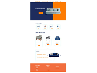 Furniture web design