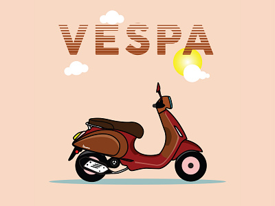 Vespa animation app design adobe xd uiux xd copaamerica cup lionel design digital art illustration logo