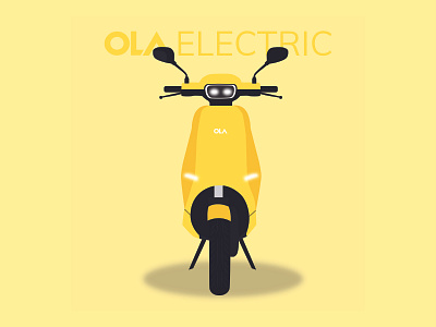 Ola electric Bike animation app design adobe xd uiux xd digital art illustration ola olabike vector