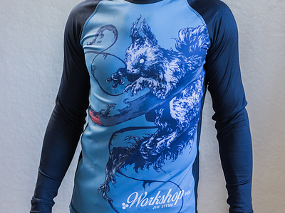 SQRL X Workshop Bjj Rashguard jiu jitsu rash guard sqrl