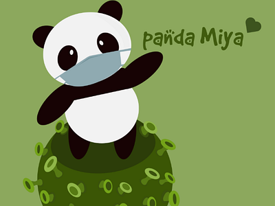 PandaMiya illustrator lowbrow panda quarantine