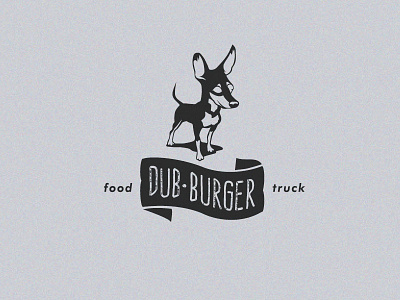Dub Burger brand burger design dog dub food grey juliostecca s4nn truck