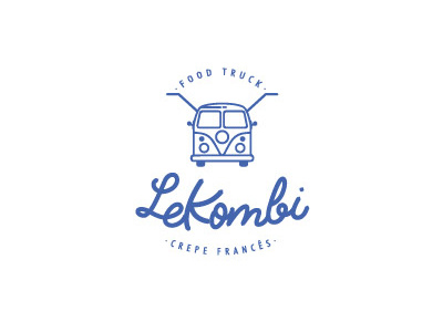 LeKombi logo blue brand bus crepe foo french juliostecca kombi logo s4nn truck vw