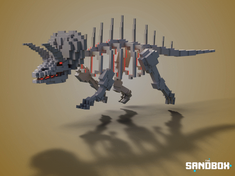 Ancient Cursed Skeleton Giant Dinosaur