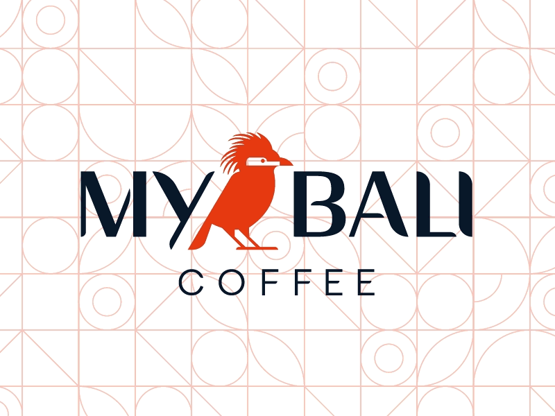 MYBALI Coffee | Logo Animation animation branding design flat illustration logo