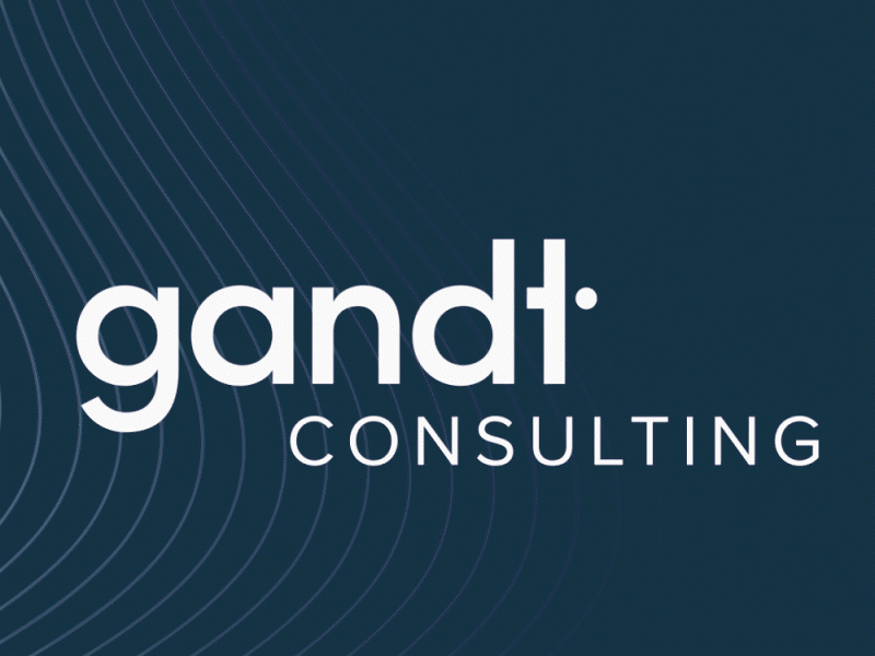 GANDT Ventures | Logo Animation animation branding design flat logo typography
