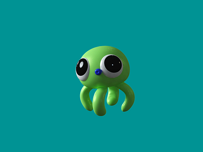 Octopus animation animation c4d design motion octopus