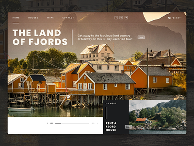 fjordsWAY! | Website design header header design headers hero layout ui ui design web web design website website design