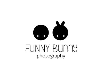 Funny Bunny Photography logo concept logo photographer