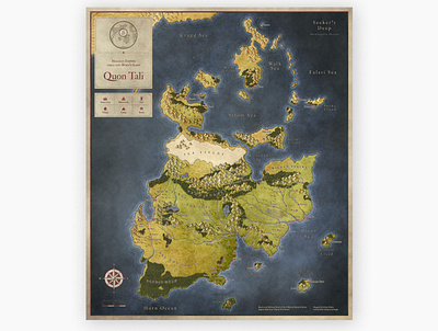 map promo quon tali color scaled cartography fantasy map