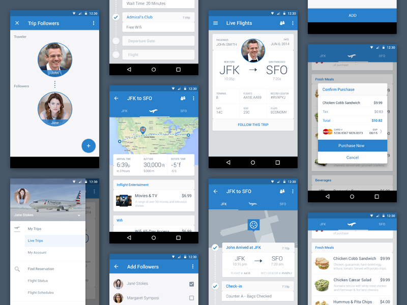 American Airlines Tiles by Joshua Butler on Dribbble