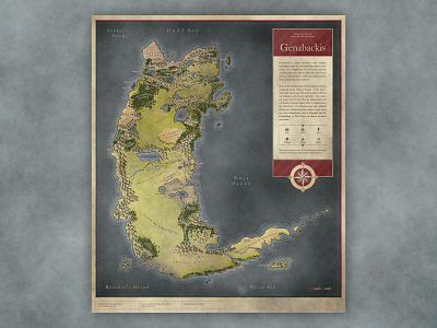 Genabackis Malazan Map fantasy map