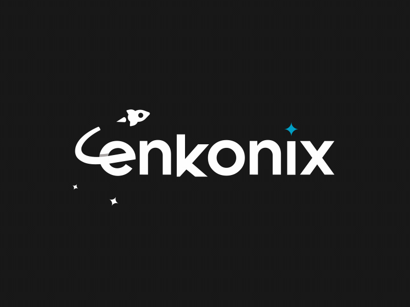 Enkonix animation loader logo logo animation ui web