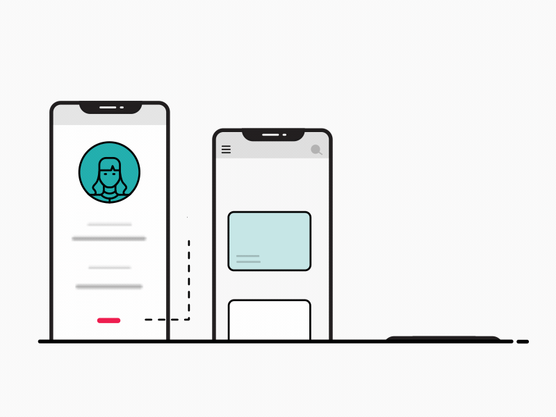 Mobile Ui animation motion design motiongraphics ui ux web website