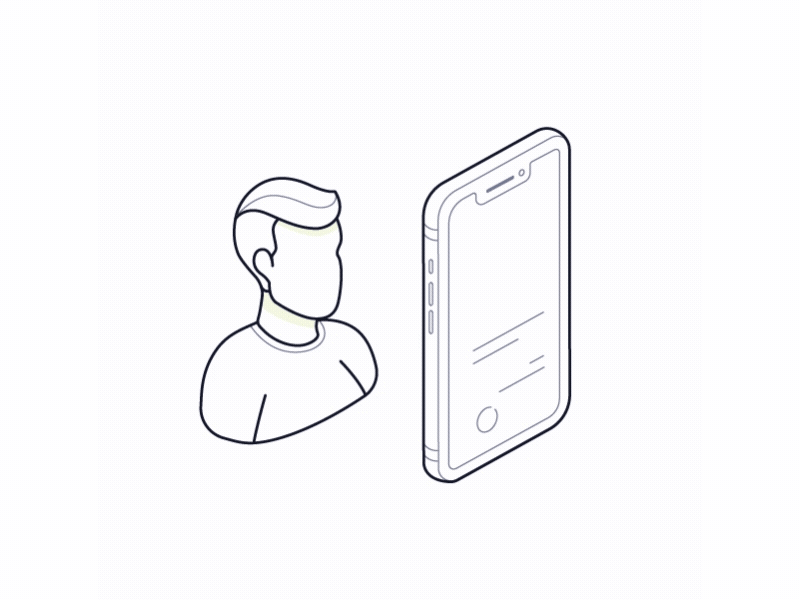 face id animation id mobile motion design motiongraphics web