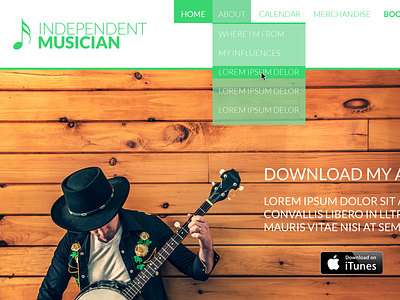 Musician Website