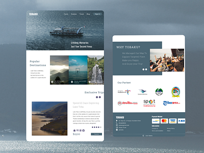 TOBAKU TOUR AND TRAVEL firstshot travel webdesign