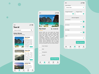 Travel App Mobile Design