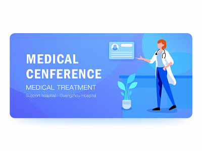 Medical Banner 01 banner illustraton medical ui 插图 插画