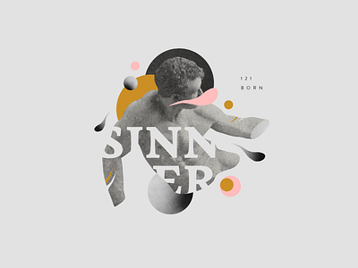 Born Sinner body collage illustration