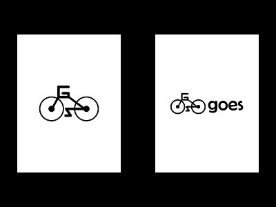 Goes (Logo) bicycle bike black blackandwhite logo white