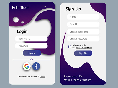 User interface Login Logout android app login screen logout mobile ui ui design uiux