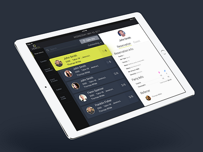 iPad App - POS design ipad