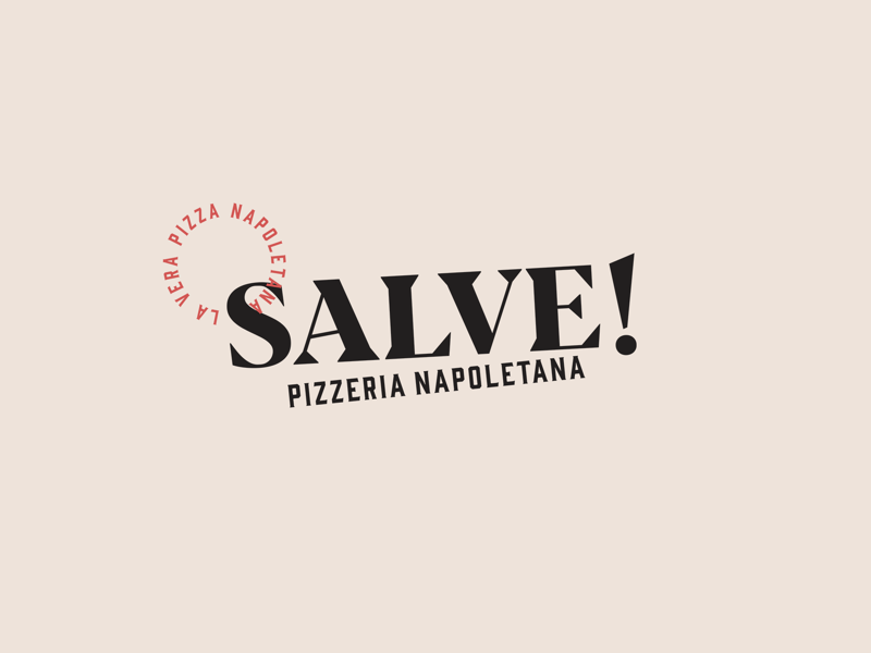 Naming and Logo for Neapolitan Pizzeria restaurant neapolitan logo typography branding logo design naming pizza