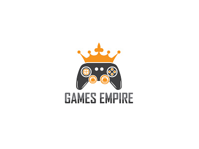Games Empire logo design 3d artwork branding creative design illustration logo logo design