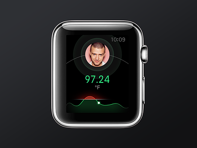 Temperature Apple Watch concept