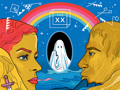 the xx album art album artwork art character design design digital art illustration illustrator vector visual development