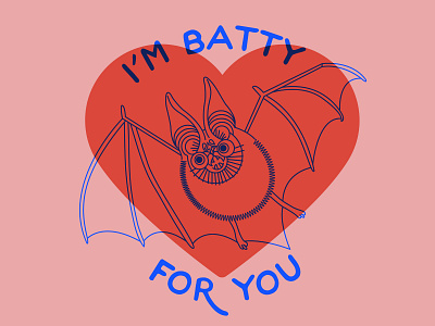 Batty For You art design illustration photoshop