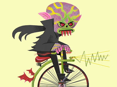bad goys: ghoul! art character design design fan art ghoul halloween illustration