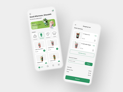 Coffee Mobile App Concept