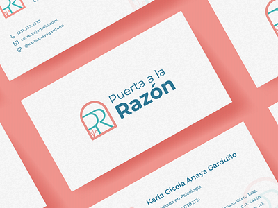 Branding Puerta A La Razón brand design brand identity branding design illustration logo logodesign minimal minimalistic vector