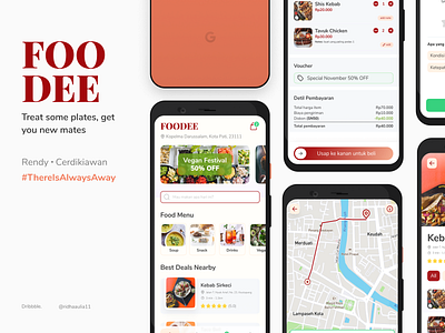 Foodee - The Best Food Delivery App in The World app delivery app delivery service design food food app foodie ui ux