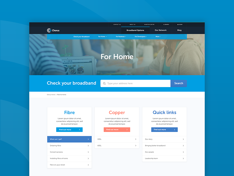 Chorus site Redesign by Max Monastyrev on Dribbble