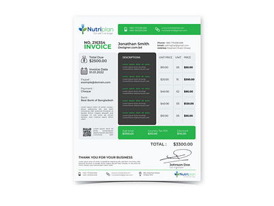 Invoice Design branding invoice invoice design vector