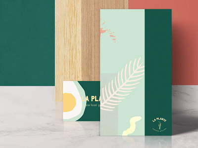 La plante branding design identity design illustration logo restaurant