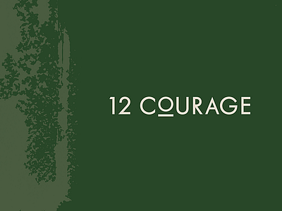 12 Courage Logo Design