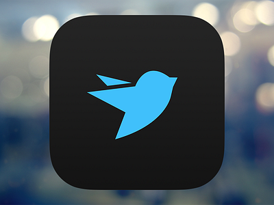 Nightingale for Twitter iOS Icon appstore client icon ios8 nightingale twitter